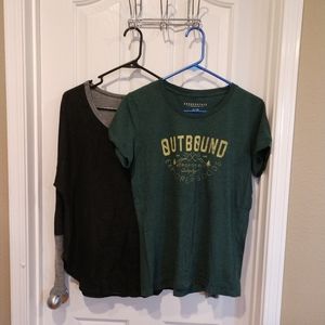 Bundle 2 L-XL Tops-Aeropostale & Rue21